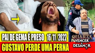 Vencer o Desamor capitulo de hoje 33 - 16/11/2022 Quarta - Resumo Novelas do SBT - Gael e Dafner