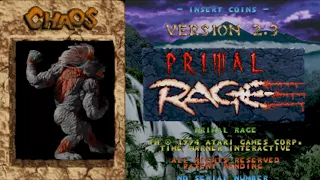 Primal Rage (Arcade PCB) Completed No Continues, 1CC with Chaos - Default Difficulty