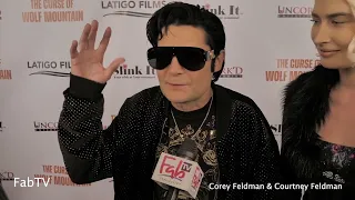 THE CURSE OF WOLF MOUNTAIN red carpet with Corey Feldman