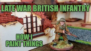 Painting for D-Day - Warlord Games Late War British Infantry