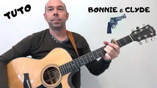 COURS DE GUITARE #18 - BONNIE & CLYDE (avec tab)