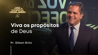 VIVA OS PROPÓSITOS DE DEUS | A Voz da Profecia | Pr. Gilson Brito