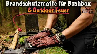 Herzlich Willkommen und 1. Artikel - Brandschutzmatte für Bushbox, Hobo und andere Outdoor Brenner.