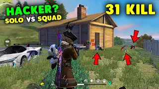 SOLO VS SQUAD || 31 KILLS || RECORD BREAKER || NEW WORLD RECORD FIRST TIME EVER IN FREE FIRE 🔥!!