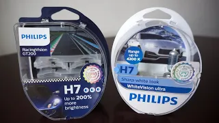 Philips RacingVision GT200 +200% vs WhiteVision Ultra