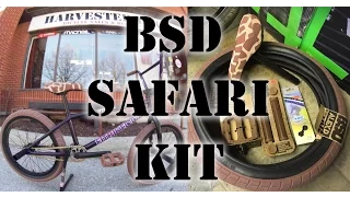 BSD Custom Safari Kit Build @ Harvester Bikes "Juraffic Park"