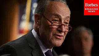 JUST IN: Chuck Schumer Holds Press Briefing After Debt Limit Bill Passes Senate