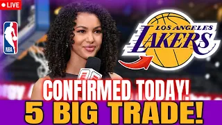 LAST MINUTE! LAKERS SHAKE NBA WITH 5 EPIC TRADES! LOS ANGELES LAKERS