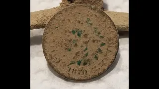 Cleaning/Preserving Copper Coins found Metal Detecting