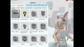 How to get cheap fake headless in roblox!