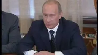 В.Путин.Начало беседы с У.Чавесом.22.07.08