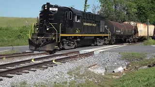 Railfanning the Shenandoah Valley, Buckingham Branch & Winchester & Western 5/21/2024