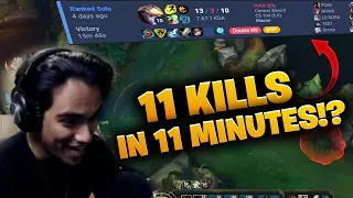 Rank 1 Ezreal DOMINATES with 1 kill per minute in high elo?!? (Full Gameplay)