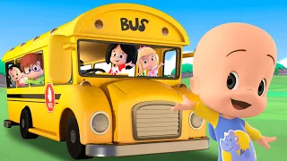 Las ruedas del bus de colores y más canciones infantiles para niños de Cleo y Cuquín