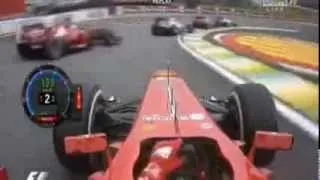 Felipe Massa Onboard start in brazil 2013