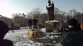 Виступ Олега Куцина на Ужгородському МАйдані  26 січня 2014 р