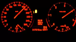 BMW 318d E90 0-200 km/h acceleration Beschleunigung