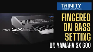 Yamaha SX600 Finger on Bass Setting