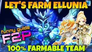 F2P ELLUNIA LVL 5 SAFE TEAM SUMMONERS WAR