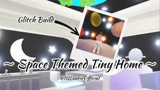 Space Themed Tiny Home Tour w Galaxy Glitch Build!  @ItsLaurieOfficial