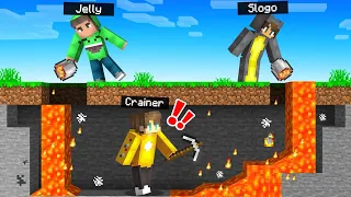 JELLY & SLOGO Trapped Me! (Speedrunner vs Hunters)