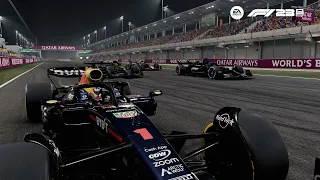 F1 23 AI Runs out of fuel and loses the win at Qatar