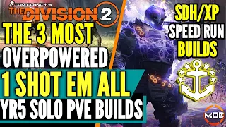 The Division 2 | BEST SOLO BUILD | GOD MODE, HUNTERS FURY | 3 HIGH DAMAGE, LEGENDARY DPS PVE BUILDS