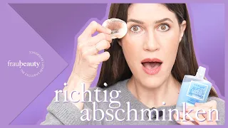 Sanft und gründlich abschminken - ...wie ein Profi 💜