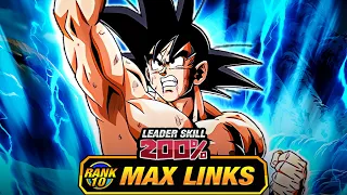 NOW ON GLOBAL! LEVEL 10 LINKS 100% INT LR SPIRIT BOMB GOKU! (DBZ: Dokkan Battle)