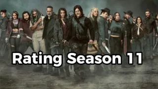 Rating TWD Season 11 Episodes