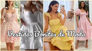 Vestidos 👗 Bonitos de Moda Primavera Verano 2024. Tendencias en Vestidos Mujer