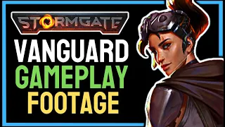 NEW Stormgate Gameplay | Vanguard Faction (Alpha)