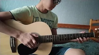 I tried to play "Sweden" with my guitar. (Easy)