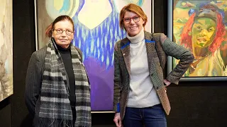 Podiumsgespräch "Künstlerinnen" - Bettina Böttinger und Ulrike Rosenbach  | VAN HAM Kunstauktionen
