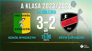 Sokół Rykoszyn - Zryw Łopuszno 2023/2024 a klasa kolejka 14