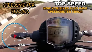 BS6 Duke 200 Top Speed || Speedometer Errors || Now KTM bikes also have Speedometer errors!!