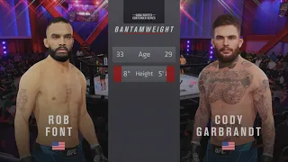 UFC Fight Night Font Vs Garbrandt Simulation & Predictions Breakdown #UFCVegas27 #UFCFightNight #UFC