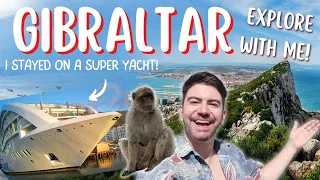 EXPLORE GIBRALTAR WITH ME! *I STAYED ON A SUPER YACHT* SHOPPING, FOOD & THE ROCK | MR CARRINGTON