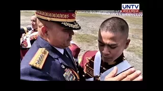 Anak ni PNP Chief Dela Rosa na si Rock, isa nang ganap na PNP cadet