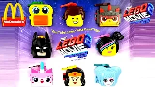 2019 McDONALD'S THE LEGO MOVIE 2 HAPPY MEAL TOYS BATMAN WONDER WOMAN NEXT HOW TO TRAIN YOUR DRAGON 3