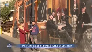 Stirile Kanal D (13.11.2022) - Pictorii care schimba fata oraselor! | Editie de pranz