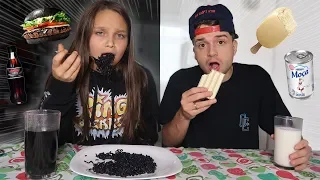 só COMENDO COMIDA PRETA vs BRANCA