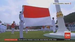 Full - Pengibaran Bendera Sang Saka Merah Putih di Istana Merdeka