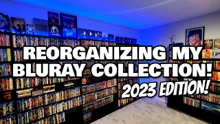 BLURAY COLLECTION REORGANIZATION 2023!