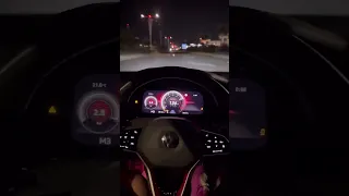 Golf 8 GTI Stage 1 (350hp) Acceleration