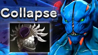 Коллапс на Найт Сталкере уничтожает линию! - Collapse Night Stalker 7.34 DOTA 2