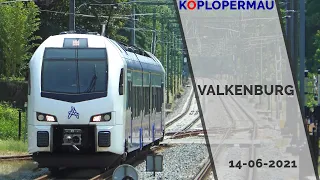 Treinen op station Valkenburg - 14 juni 2021