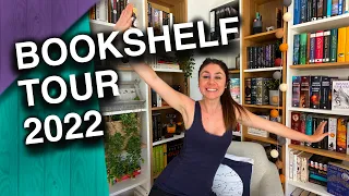 BOOKSHELF TOUR 2022: +100 young adult and fantasy reviews with tropes 📚
