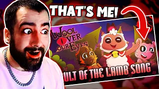 REACTION - WOOL OVER OUR EYES | Cult of the Lamb Song!