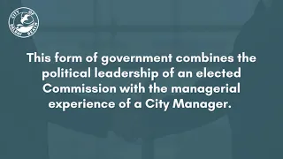 FAQ: Commission/City Manager Government